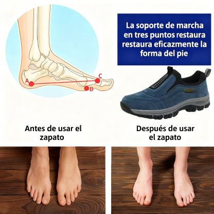 🔥Oferta especial de hoy🎁Zapatos de gamuza premium🦶Alivian el dolor de pies y la fascitis plantar✅Impermeables, antideslizantes, suaves y cómodos