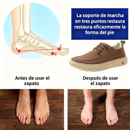 🔥 Zapatos de piel de becerro para hombre, cosidos a mano en Australia 👞 Alivio inteligente del dolor impulsado por IA, fácil de poner y quitar ✅ Correctivo integral: impermeable y antideslizante