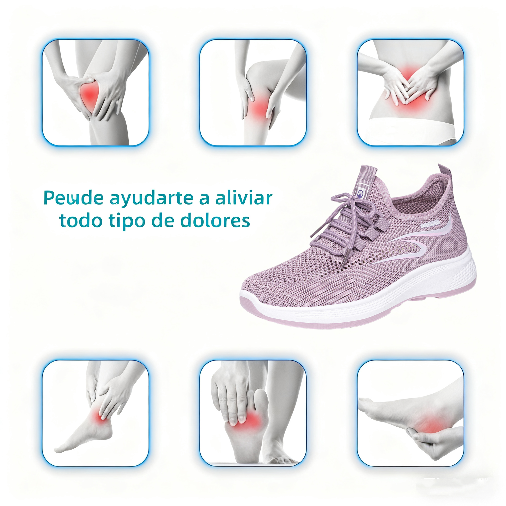 ⏰ ¡Último día – 50% de descuento! ¡No te lo pierdas! Zapatos ortopédicos con diseño ergonómico y función de amortiguación de impactos ✅ Zapatos ortopédicos saludables diseñados especialmente para mujeres europeas