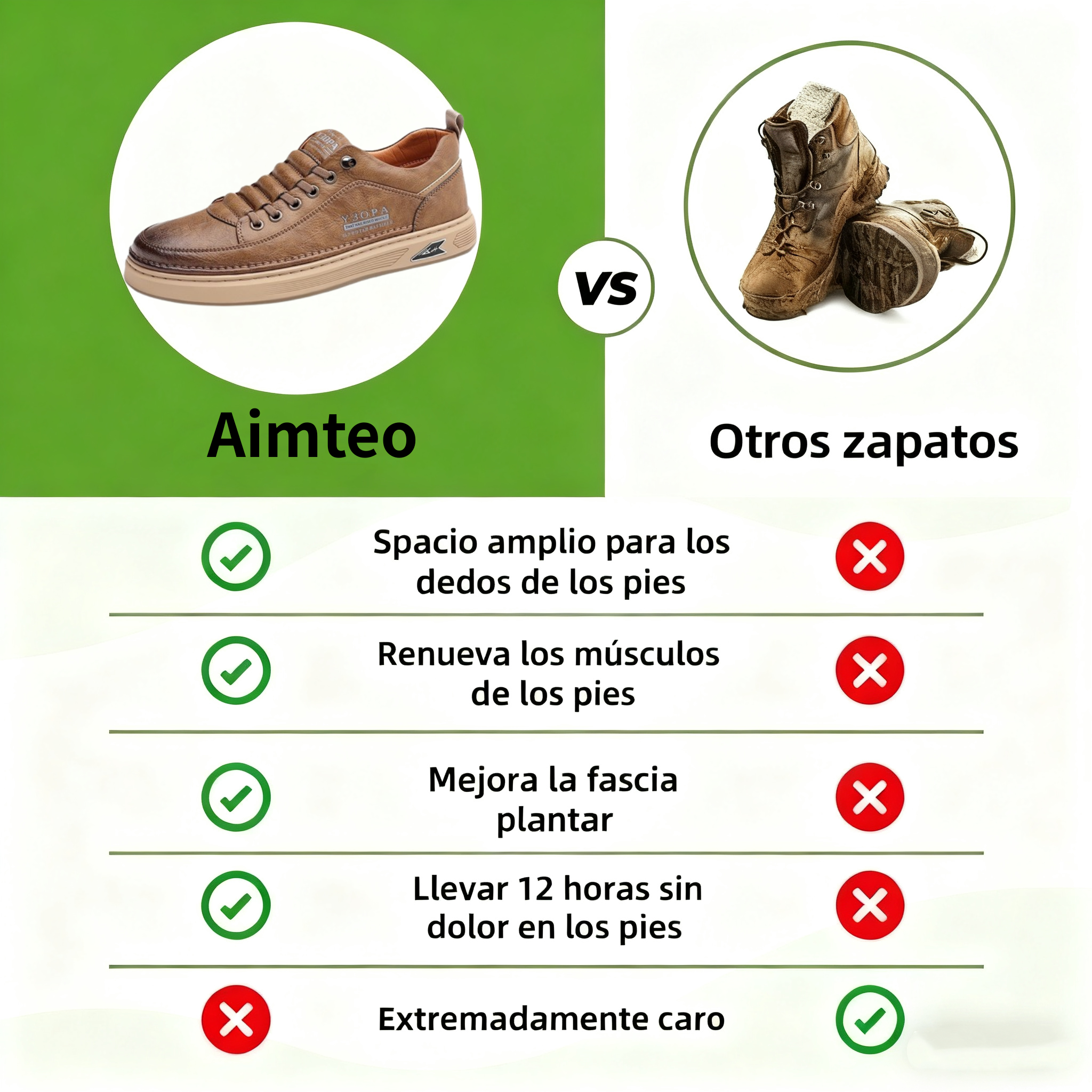 🔥 ¡50% DE DESCUENTO! ⏰ Zapatos ortopédicos para hombre de diseño ergonómico — Confeccionados en piel de ternera ✅ Suaves, cómodos y con un soporte excelente 🦶 — Alivian eficazmente el dolor de pies