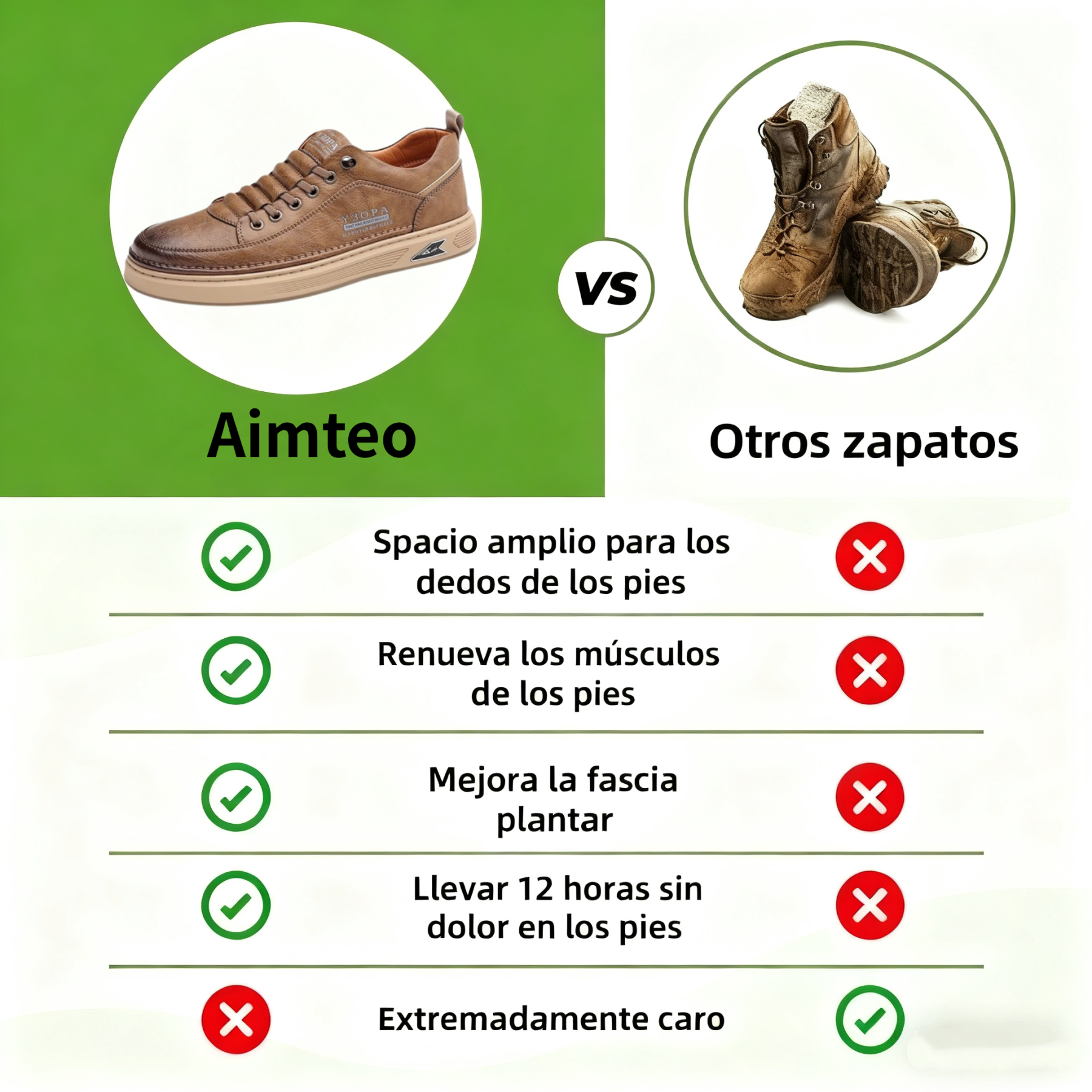 🔥 ¡50% DE DESCUENTO! ⏰ Zapatos ortopédicos para hombre de diseño ergonómico — Confeccionados en piel de ternera ✅ Suaves, cómodos y con un soporte excelente 🦶 — Alivian eficazmente el dolor de pies