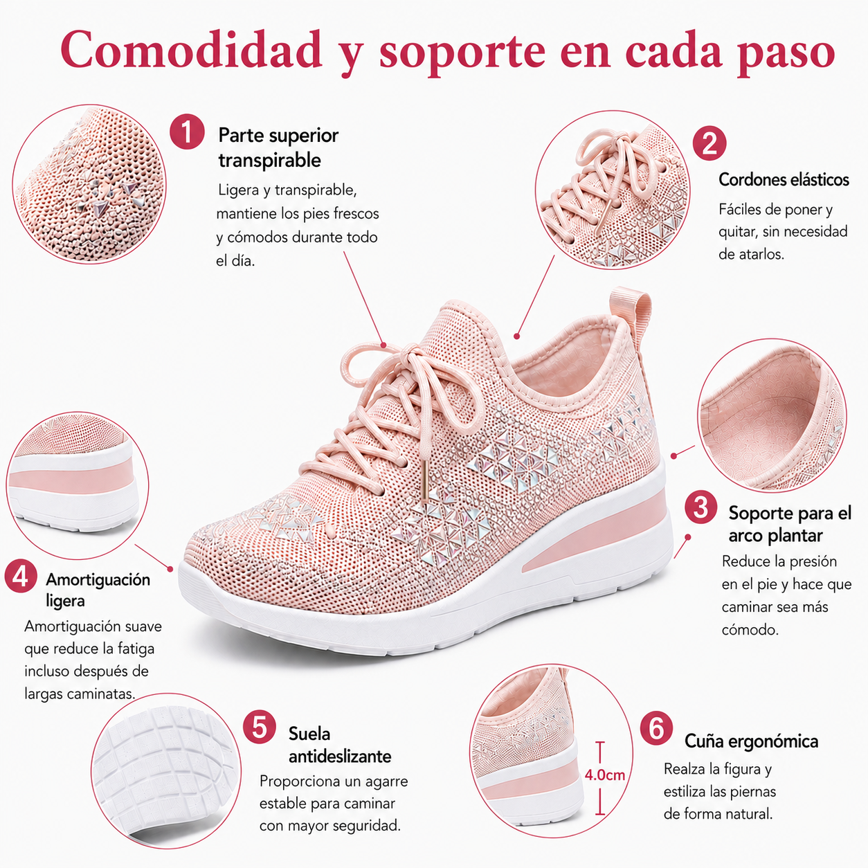 🔥50% de descuento hoy - ¡no te lo pierdas! ⏰ Zapatos ortopédicos de diseño ergonómico: diseño de soporte para el arco 👞 Alivia fácilmente el dolor de pie