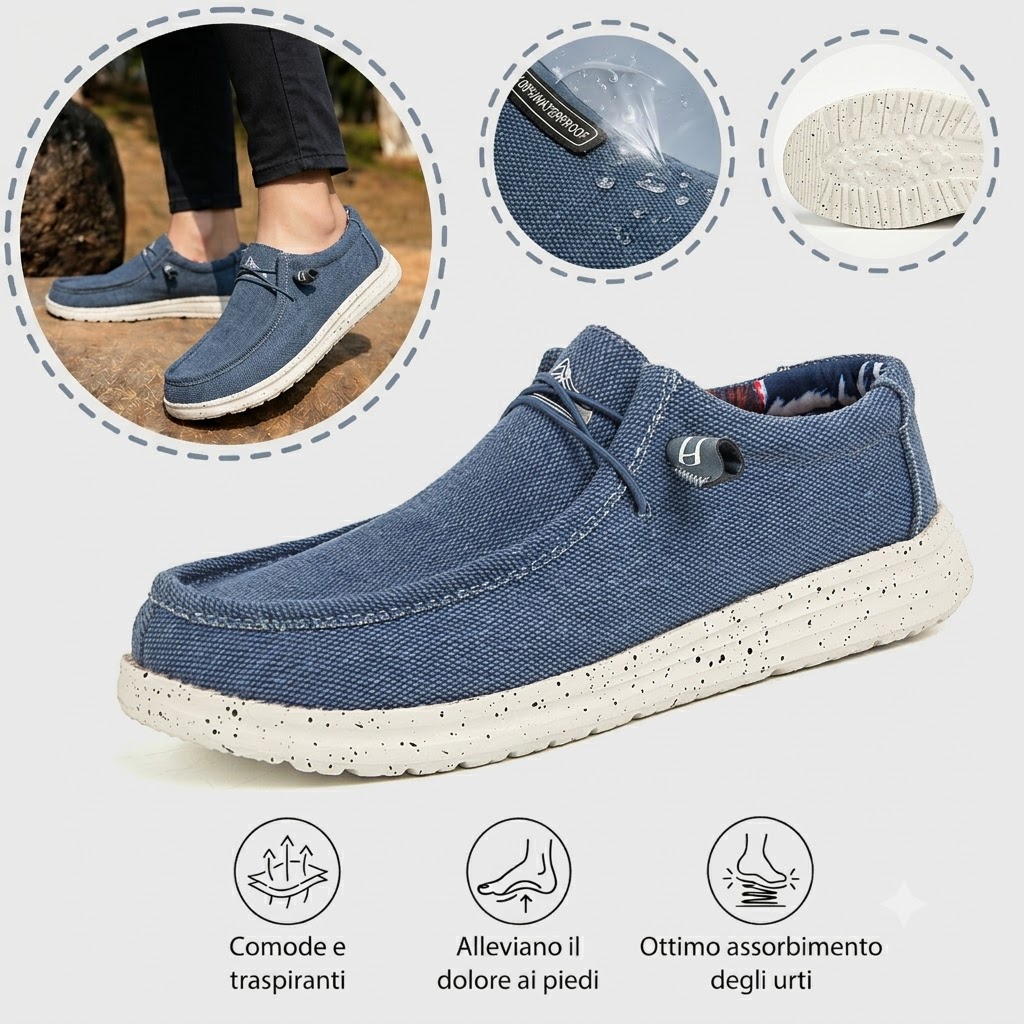 🎉 ¡Oferta por tiempo limitado! 👞 Zapatos casuales de verano para hombre  | Ultraligeros y transpirables  ✅ Diseño slip-on, fáciles de poner y quitar  👣 Suela suave y antideslizante  🚶 Con soporte para el arco para caminar cómodamente todo el día