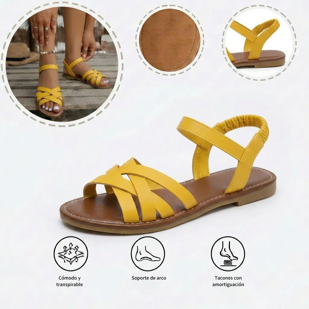 ⏰ ¡Último día! ¡50% de descuento! ¡No te lo pierdas! Sandalias ortopédicas con diseño ergonómico y función de amortiguación de impactos. ✅ Sandalias ortopédicas saludables diseñadas especialmente para mujeres europeas.