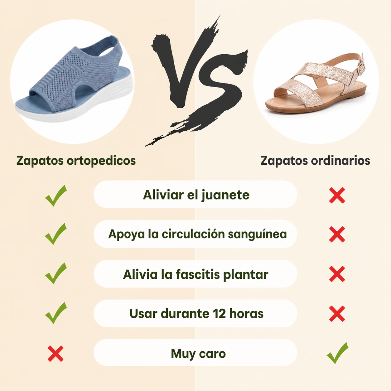 ⏰ ¡50% de descuento hoy! 👡 Sandalias cómodas con soporte para el arco plantar 🦶 Diseño ergonómico para caminar cómodamente todo el día ✅