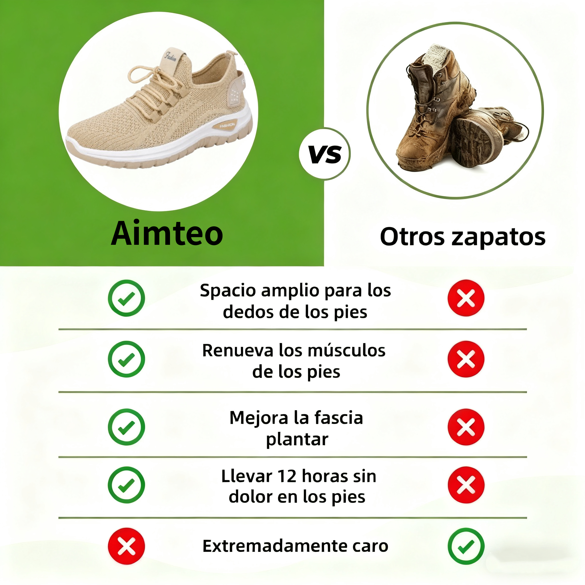 🔥 50% de descuento hoy - ¡no te lo pierdas! ⏰ Zapatos ortopédicos de diseño ergonómico con soporte para el arco👞 Alivia fácilmente el dolor de pie ✅Cómodo y transpirable