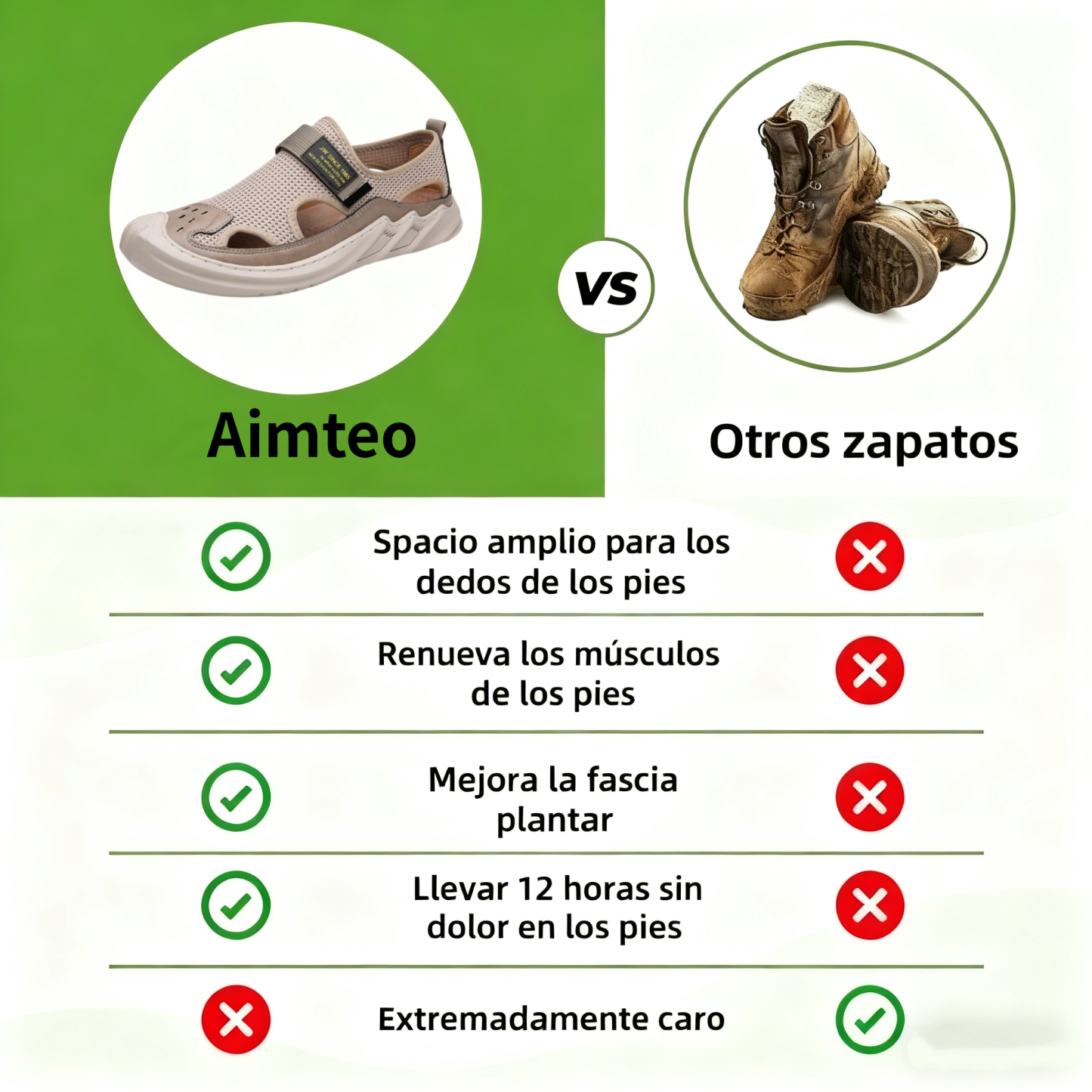 ⏰ ¡Último día – 50% de descuento! ¡No te lo pierdas! Zapatos ortopédicos con diseño ergonómico y función de amortiguación de impactos. ✅ Zapatos ortopédicos saludables diseñados especialmente para hombres europeos.