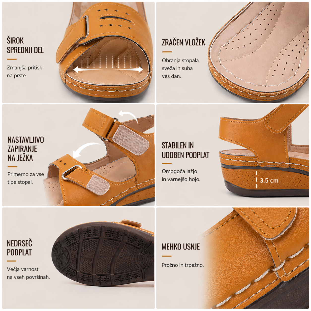 🔥50% de descuento hoy - ¡No te lo pierdas! Sandalias ortopédicas de verano, diseño ergonómico ✅Alivian el dolor, cómodas y transpirables, ajustables con cierre de velcro✅
