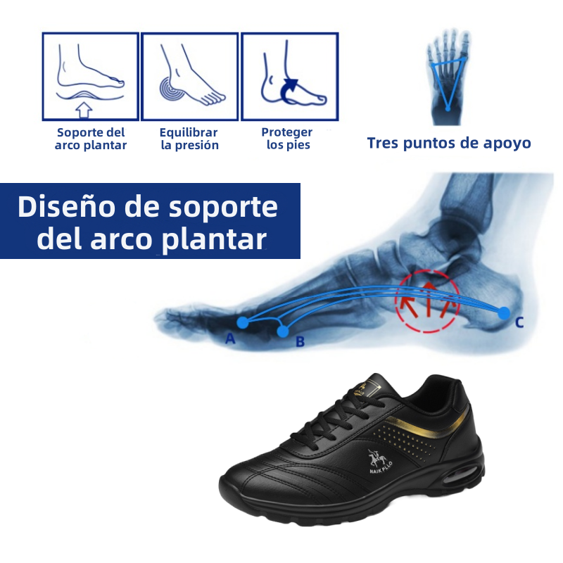 [⏰50% de descuento hoy - ¡no te lo pierdas! ] 🔥 Zapatos para caminar de diseño ergonómico 👞 Cosidos a mano✅ Soporte de arco, caminata cómoda