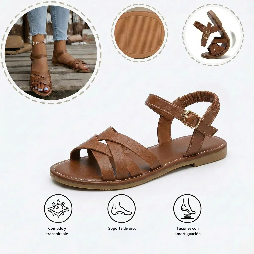 ⏰ ¡Último día! ¡50% de descuento! ¡No te lo pierdas! Sandalias ortopédicas con diseño ergonómico y función de amortiguación de impactos. ✅ Sandalias ortopédicas saludables diseñadas especialmente para mujeres europeas.