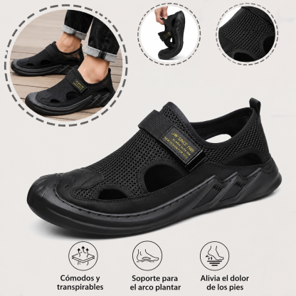 ⏰ ¡Último día – 50% de descuento! ¡No te lo pierdas! Zapatos ortopédicos con diseño ergonómico y función de amortiguación de impactos. ✅ Zapatos ortopédicos saludables diseñados especialmente para hombres europeos.