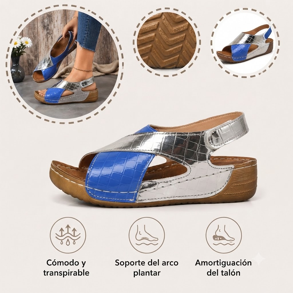 ⏰ ¡Último día! ¡50% de descuento! ¡No te lo pierdas! Sandalias ortopédicas con diseño ergonómico y función de amortiguación de impactos. ✅ Sandalias ortopédicas saludables diseñadas especialmente para mujeres europeas.
