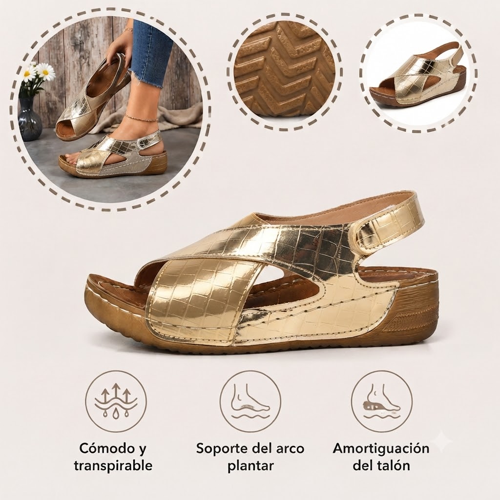 ⏰ ¡Último día! ¡50% de descuento! ¡No te lo pierdas! Sandalias ortopédicas con diseño ergonómico y función de amortiguación de impactos. ✅ Sandalias ortopédicas saludables diseñadas especialmente para mujeres europeas.