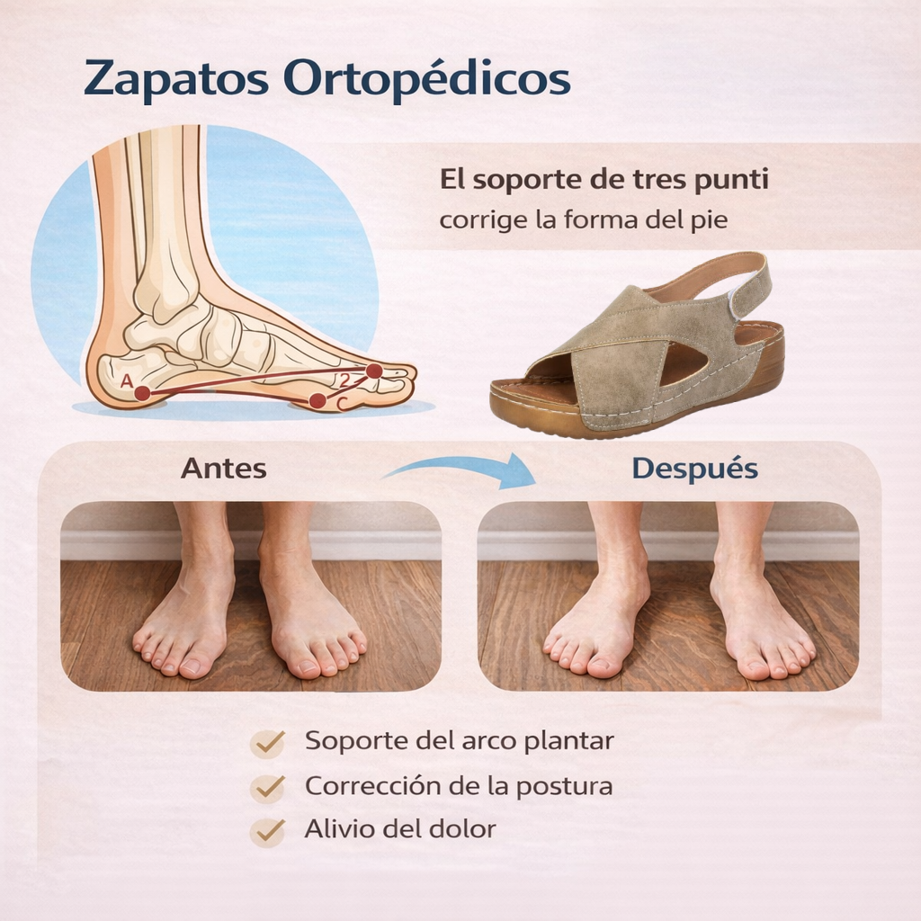 ⏰ ¡Último día! ¡50% de descuento! ¡No te lo pierdas! Sandalias ortopédicas con diseño ergonómico y función de amortiguación de impactos. ✅ Sandalias ortopédicas saludables diseñadas especialmente para mujeres europeas.