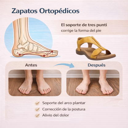 🔥¡50% de descuento por tiempo limitado! Sandalias ortopédicas de verano, de diseño ergonómico, cómodas y transpirables, que alivian el dolor✅