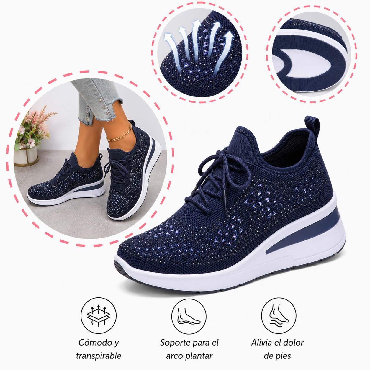 🔥50% de descuento hoy - ¡no te lo pierdas! ⏰ Zapatos ortopédicos de diseño ergonómico: diseño de soporte para el arco 👞 Alivia fácilmente el dolor de pie