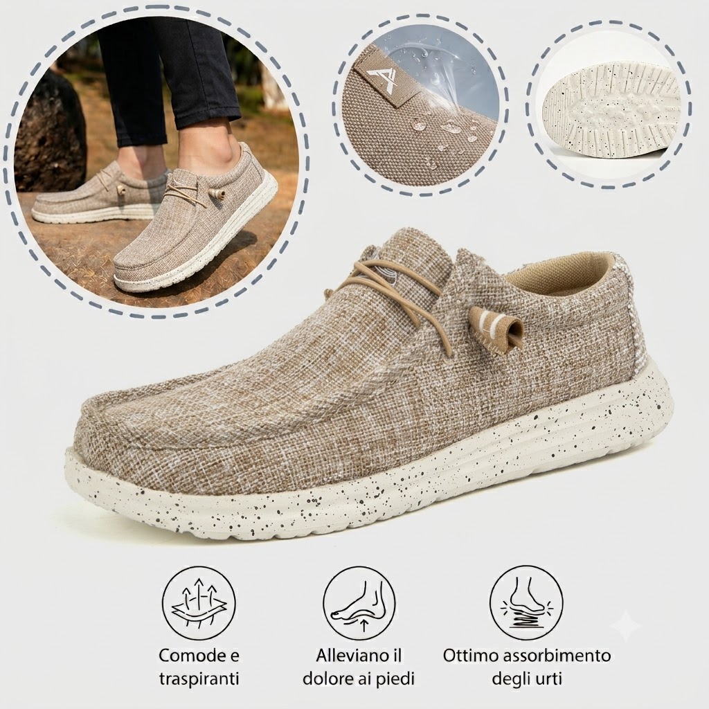 🎉 ¡Oferta por tiempo limitado! 👞 Zapatos casuales de verano para hombre  | Ultraligeros y transpirables  ✅ Diseño slip-on, fáciles de poner y quitar  👣 Suela suave y antideslizante  🚶 Con soporte para el arco para caminar cómodamente todo el día