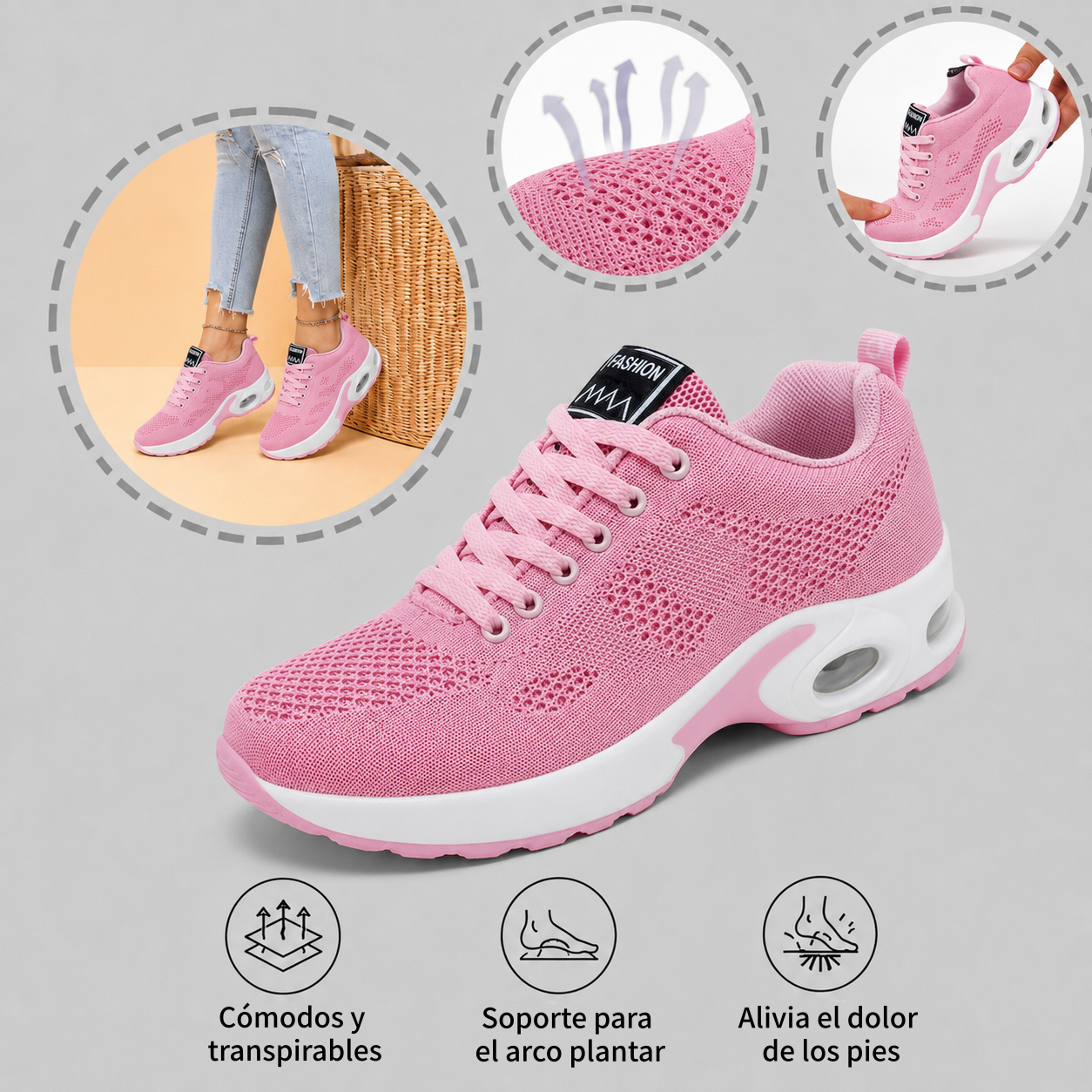 ⏰ ¡Último día – 50% de descuento! ¡No te lo pierdas! Zapatos ortopédicos con diseño ergonómico y función de amortiguación de impactos ✅ Zapatos ortopédicos saludables diseñados especialmente para mujeres europeas