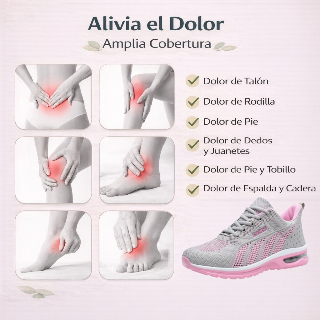 (🔥50% de descuento hoy - ¡no te lo pierdas!) ⏰Zapatillas ortopédicas suaves y cómodas con colchón de aire ✅ (soporte para el arco, alivia las molestias)