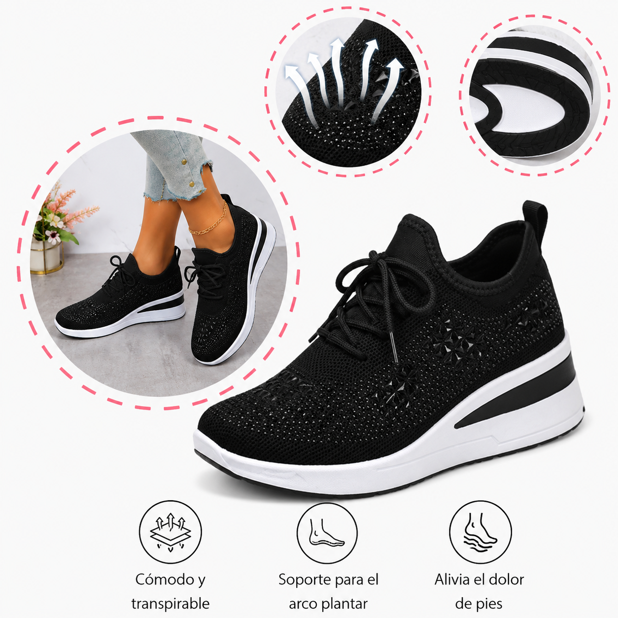 🔥50% de descuento hoy - ¡no te lo pierdas! ⏰ Zapatos ortopédicos de diseño ergonómico: diseño de soporte para el arco 👞 Alivia fácilmente el dolor de pie