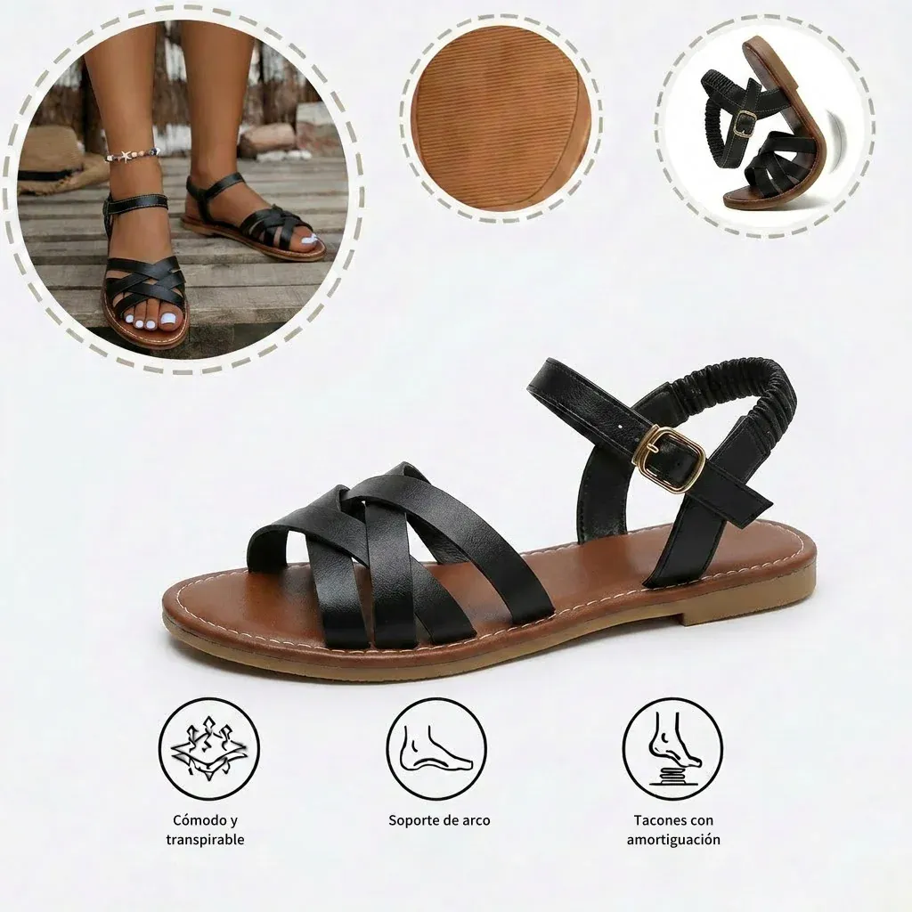 ⏰ ¡Último día! ¡50% de descuento! ¡No te lo pierdas! Sandalias ortopédicas con diseño ergonómico y función de amortiguación de impactos. ✅ Sandalias ortopédicas saludables diseñadas especialmente para mujeres europeas.