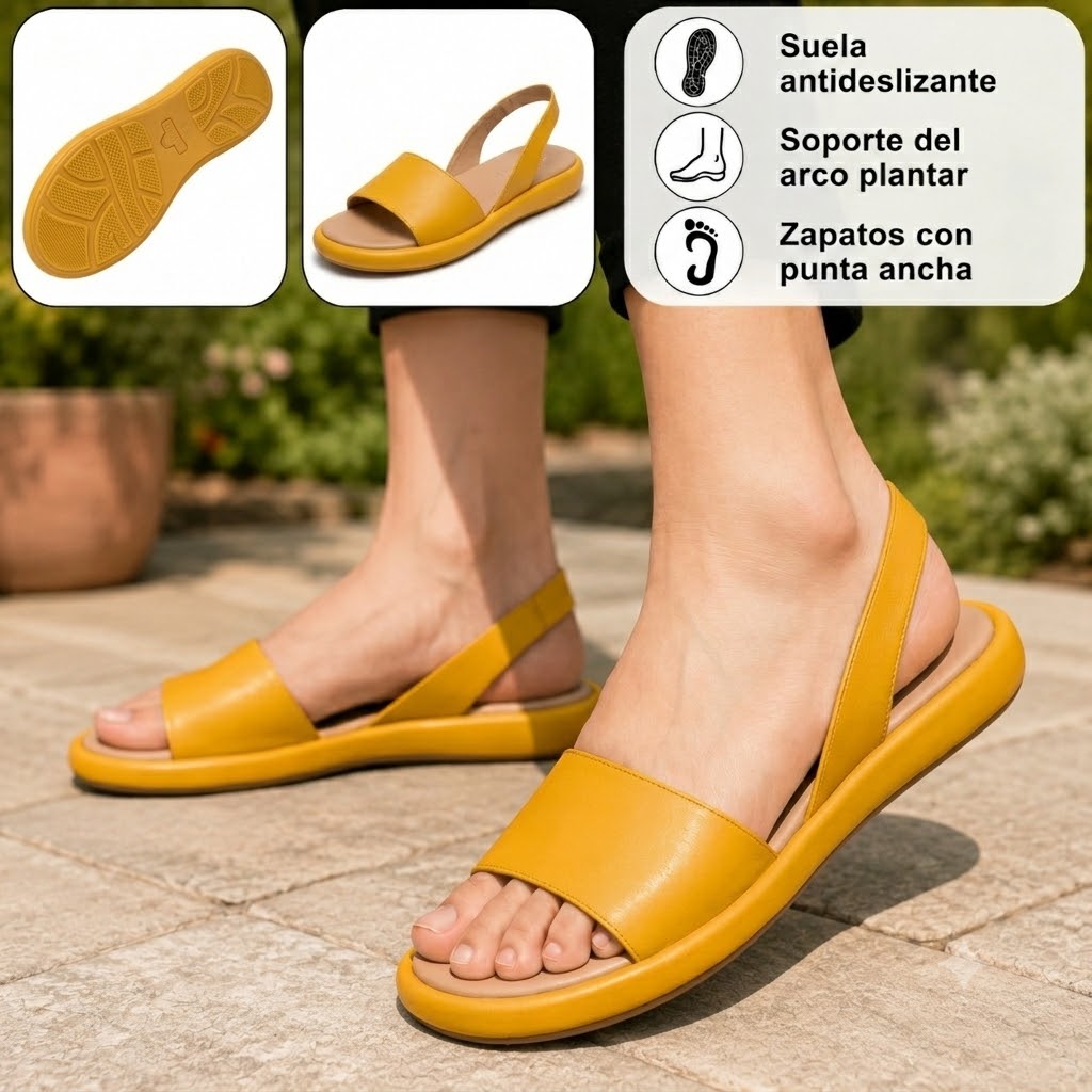 ⏰ ¡50% de descuento hoy! 👡 Sandalias cómodas con soporte para el arco plantar 🦶 Diseño ergonómico para caminar cómodamente todo el día ✅