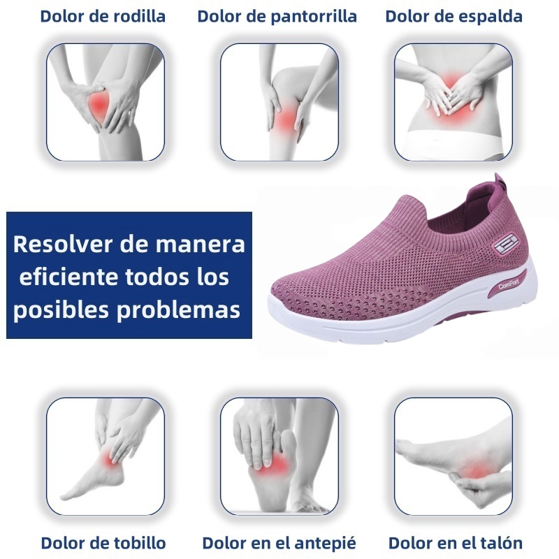 ⏰ ¡Último día – 50% de descuento! ¡No te lo pierdas! Zapatos ortopédicos con diseño ergonómico y función de amortiguación de impactos ✅ Zapatos ortopédicos saludables diseñados especialmente para mujeres europeas
