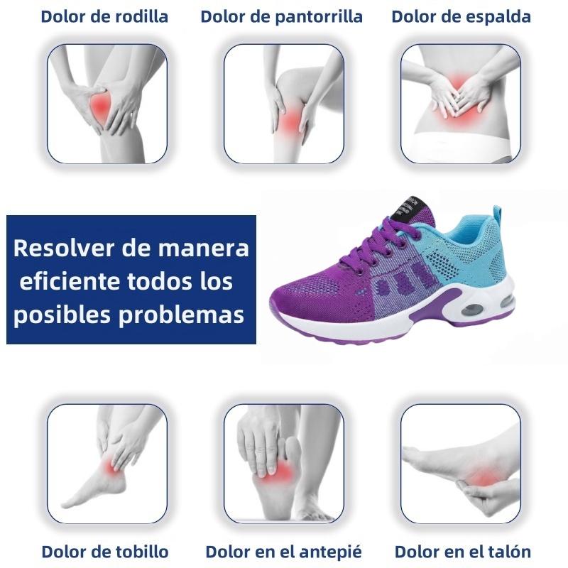 ⏰ ¡Último día – 50% de descuento! ¡No te lo pierdas! Zapatos ortopédicos con diseño ergonómico y función de amortiguación de impactos ✅ Zapatos ortopédicos saludables diseñados especialmente para mujeres europeas