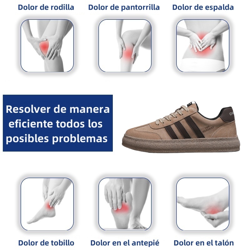 [⏰Hoy 50% de descuento - ¡No te lo pierdas!] 🔥 Zapatos para caminar con diseño ergonómico 👞Cosidos a mano - impermeables y antideslizantes ✅ Soporte de arco, caminata cómoda