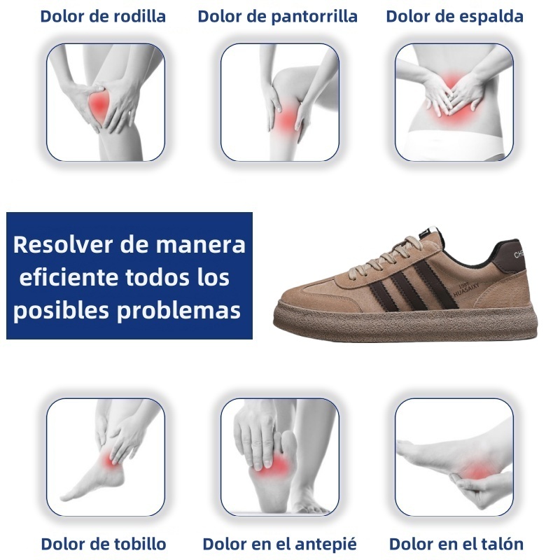 [⏰Hoy 50% de descuento - ¡No te lo pierdas!] 🔥 Zapatos para caminar con diseño ergonómico 👞Cosidos a mano - impermeables y antideslizantes ✅ Soporte de arco, caminata cómoda