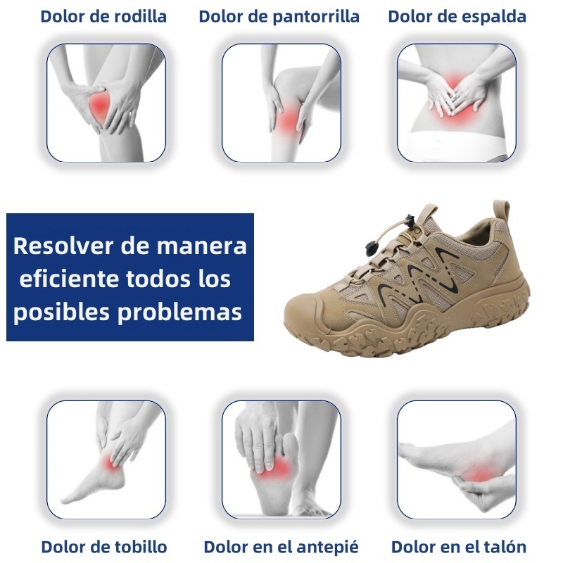 [⏰Último día 50% de descuento - ¡Termina pronto! ] 🔥 Zapatos para caminar de diseño ergonómico 👞 Cosidos a mano, transpirables ✅ Soporte de arco, caminata cómoda