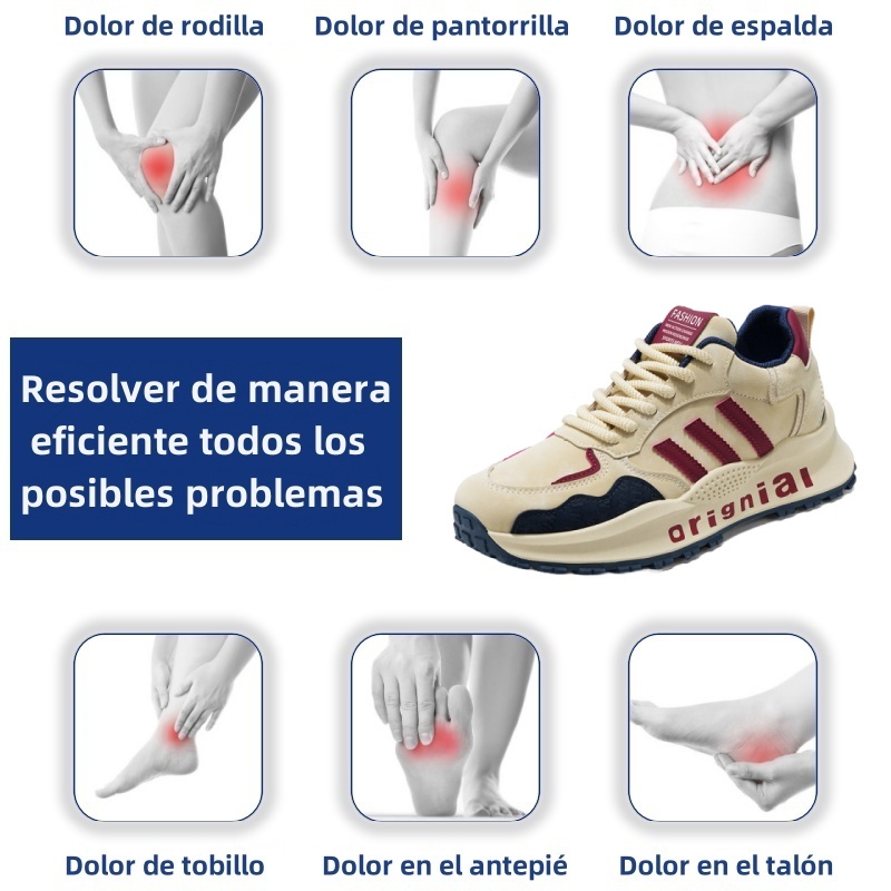[⏰¡Último día 50% de descuento - Termina pronto! ] 🔥 Zapatos para caminar de diseño ergonómico 👞 Cosidos a mano, transpirables + impermeables ✅ Soporte de arco, caminata cómoda