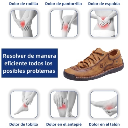 (🎉 Último día 70% de descuento, no te lo pierdas) 🐂 Zapatos ortopédicos de piel de becerro australiana para hombre 👞 Cosidos a mano, transpirables ✅ Soporte de arco: caminar cómodo