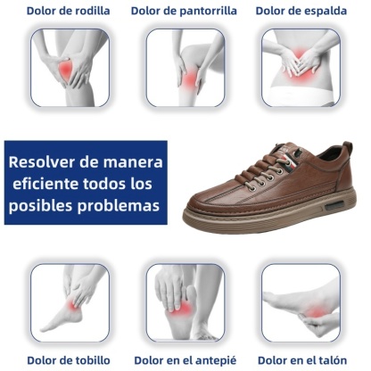 (🎉 Último día 70% de descuento, no te lo pierdas) 🐂 Zapatos ortopédicos de piel de becerro australiana para hombre 👞 Cosidos a mano, transpirables ✅ Soporte de arco: caminar cómodo