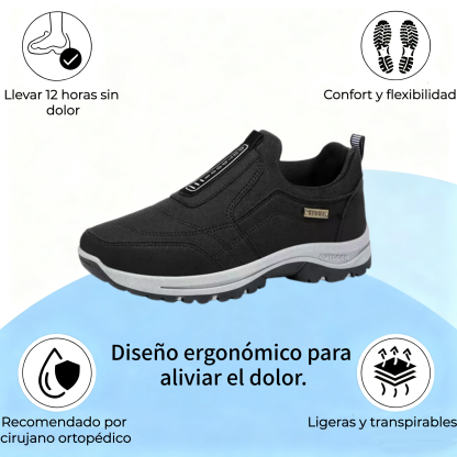 🔴Zapatos de ante de alta calidad🦶Alivian el dolor de pies y la fascitis - Impermeables y antideslizantes✅Todas las tallas disponibles