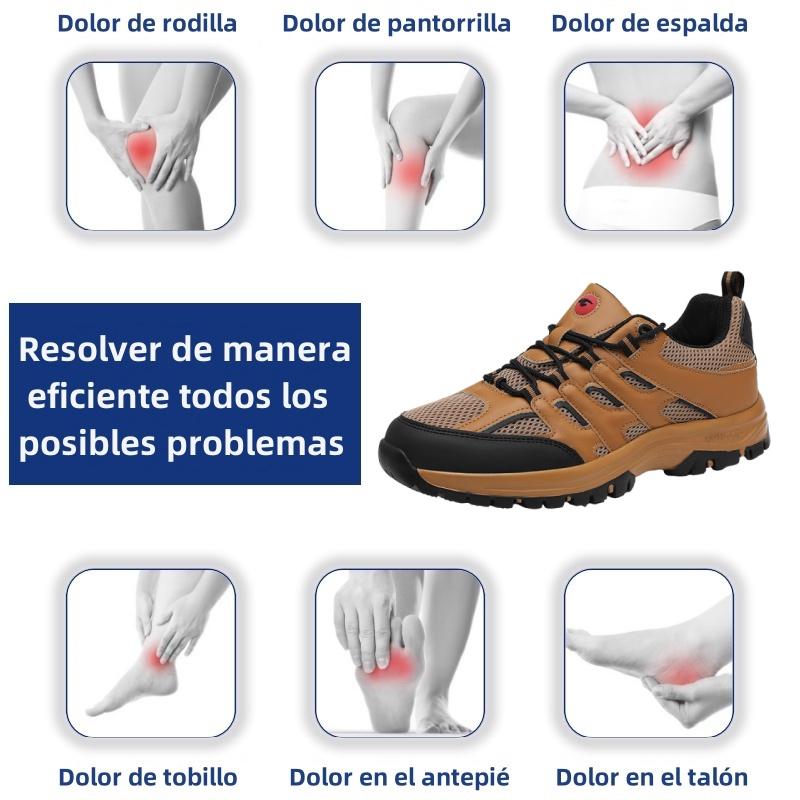 [⏰ ¡Último día 70% de descuento - no te lo pierdas! ] 🔥 Zapatos ergonómicos para caminar para hombres, ✅ Soporte de arco - para caminar sin dolor