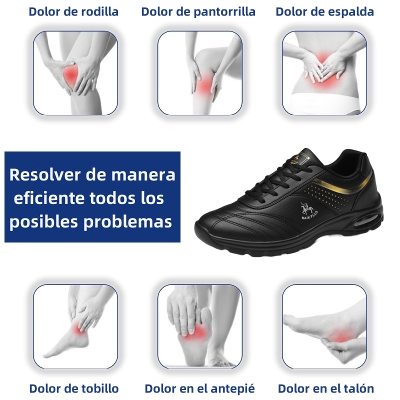 [⏰50% de descuento hoy - ¡no te lo pierdas! ] 🔥 Zapatos para caminar de diseño ergonómico 👞 Cosidos a mano✅ Soporte de arco, caminata cómoda