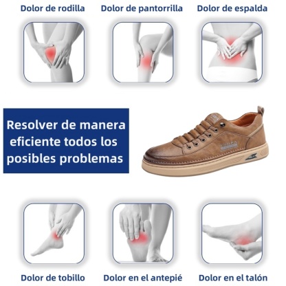 🔥 ¡50% DE DESCUENTO! ⏰ Zapatos ortopédicos para hombre de diseño ergonómico — Confeccionados en piel de ternera ✅ Suaves, cómodos y con un soporte excelente 🦶 — Alivian eficazmente el dolor de pies