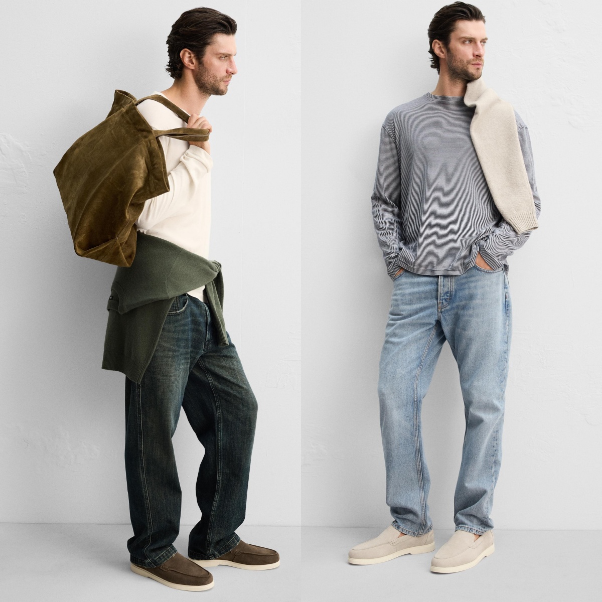 (⏰¡Último día 50% de descuento - no te lo pierdas!)🔥 Los mismos zapatos casuales ergonómicos de Beckham👞 Cosidos a mano✅ Soporte de arco, caminata cómoda