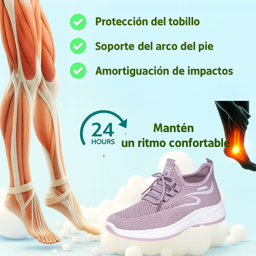 ⏰ ¡Último día – 50% de descuento! ¡No te lo pierdas! Zapatos ortopédicos con diseño ergonómico y función de amortiguación de impactos ✅ Zapatos ortopédicos saludables diseñados especialmente para mujeres europeas