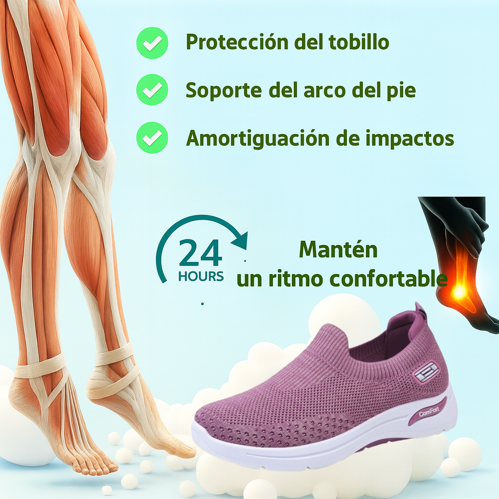 ⏰ ¡Último día – 50% de descuento! ¡No te lo pierdas! Zapatos ortopédicos con diseño ergonómico y función de amortiguación de impactos ✅ Zapatos ortopédicos saludables diseñados especialmente para mujeres europeas