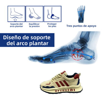 [⏰Último día con 50% de descuento - ¡Termina pronto! ]🔥Zapatos para caminar de diseño ergonómico👞Cosidos a mano✅Soporte de arco, caminata cómoda