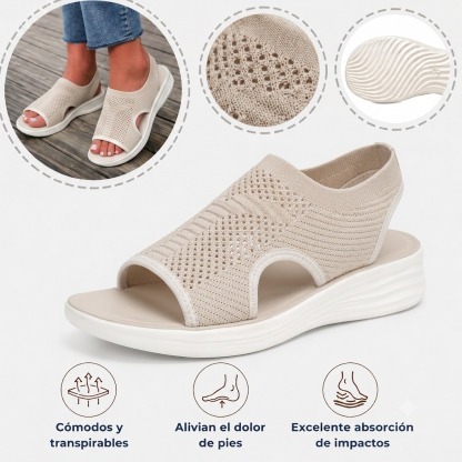 ⏰ ¡50% de descuento hoy! 👡 Sandalias cómodas con soporte para el arco plantar 🦶 Diseño ergonómico para caminar cómodamente todo el día ✅