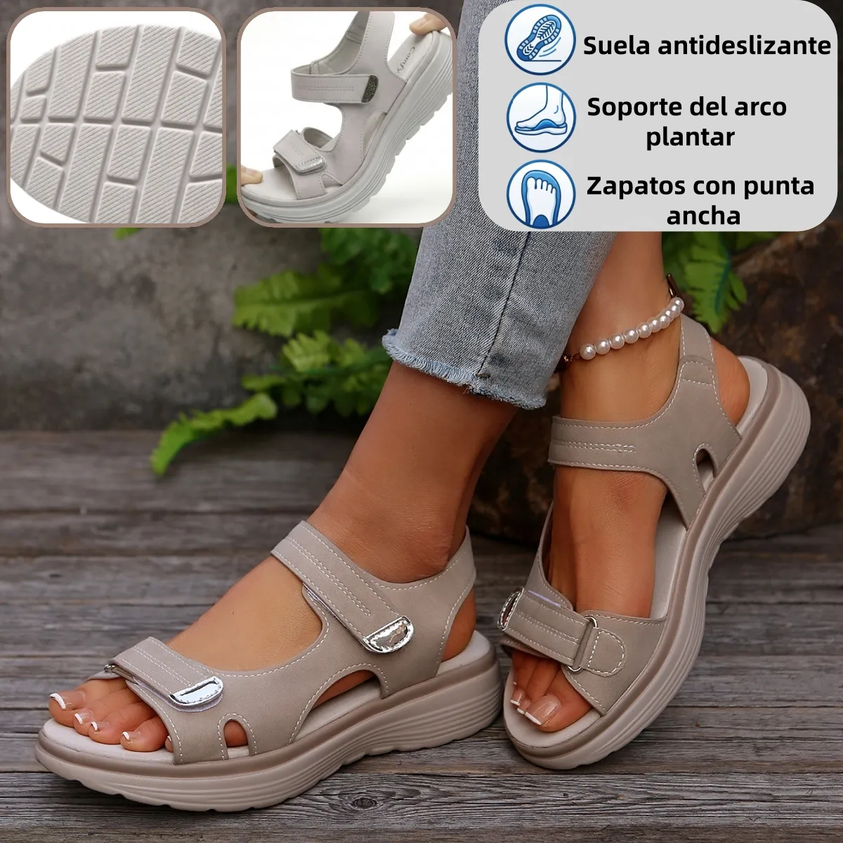 ⏰ ¡Último día – 50% de descuento! ¡No te lo pierdas! Zapatos ortopédicos con diseño ergonómico y función de amortiguación de impactos ✅ Zapatos ortopédicos saludables diseñados especialmente para mujeres europea