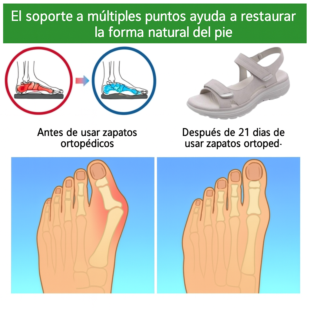 ⏰ ¡Último día – 50% de descuento! ¡No te lo pierdas! Zapatos ortopédicos con diseño ergonómico y función de amortiguación de impactos ✅ Zapatos ortopédicos saludables diseñados especialmente para mujeres europea