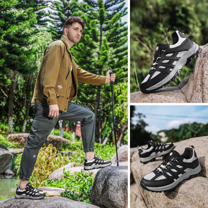 [⏰ ¡Último día 70% de descuento - no te lo pierdas! ] 🔥 Zapatos ergonómicos para caminar para hombres, ✅ Soporte de arco - para caminar sin dolor