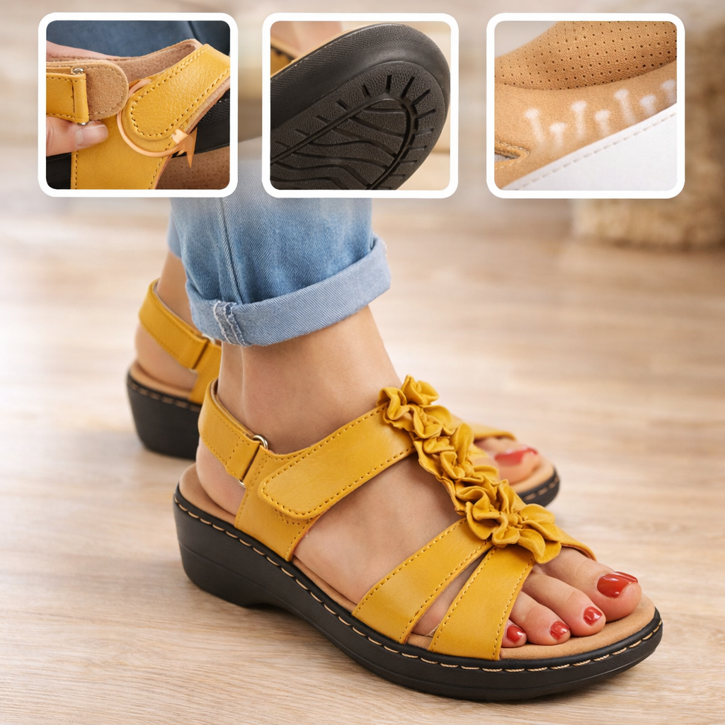 🔥¡50% de descuento por tiempo limitado! Sandalias ortopédicas de verano con diseño ergonómico, cómodas y transpirables que alivian eficazmente el dolor.
