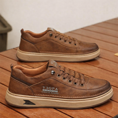 🔥 ¡50% DE DESCUENTO! ⏰ Zapatos ortopédicos para hombre de diseño ergonómico — Confeccionados en piel de ternera ✅ Suaves, cómodos y con un soporte excelente 🦶 — Alivian eficazmente el dolor de pies