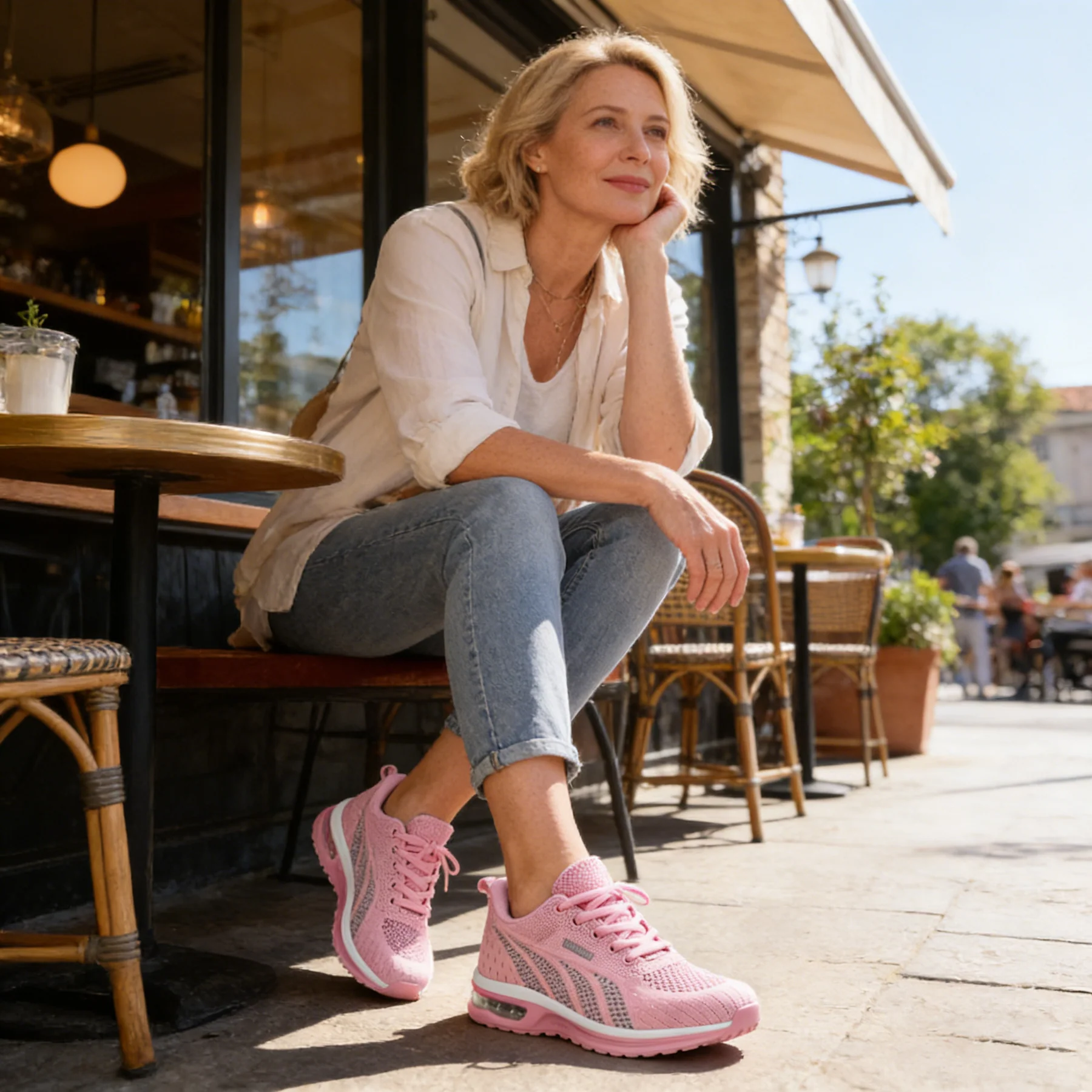 (🔥50% de descuento hoy - ¡no te lo pierdas!) ⏰Zapatillas ortopédicas suaves y cómodas con colchón de aire ✅ (soporte para el arco, alivia las molestias)