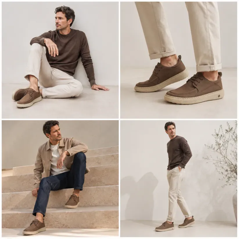 🎉 ¡50% de descuento hoy! Zapatos ortopédicos cómodos para hombre 🐂 Hechos con auténtica piel de vaca australiana 👞 Alivian el dolor de pies - Soporte para el arco ✅ Cómodos para caminar todo el día